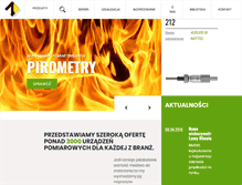 Tablet Screenshot of pomiarymetr.pl